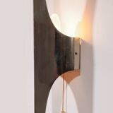 Mid-Century Silver Wall Lamp by Wilhelm Braun Feldweg – Doria Leuchten, Ger