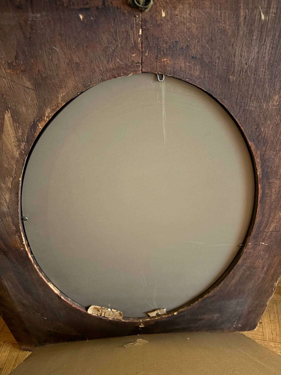 Gilded wooden mirror