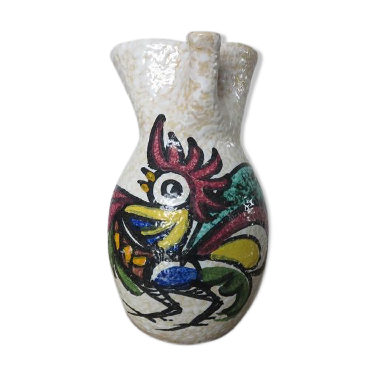 Ceramic pitcher stylized 50 60 years