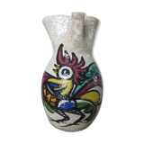 Ceramic pitcher stylized 50 60 years