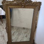 Napoleon III mirror with pediment - 125x75cm