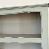 Large Celadon Green & Almond Milk Bookcase