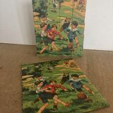 Jouet ancien boite de cubes anciens