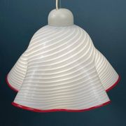 Murano glass Fazzoletto pendant, Italy, 1970s