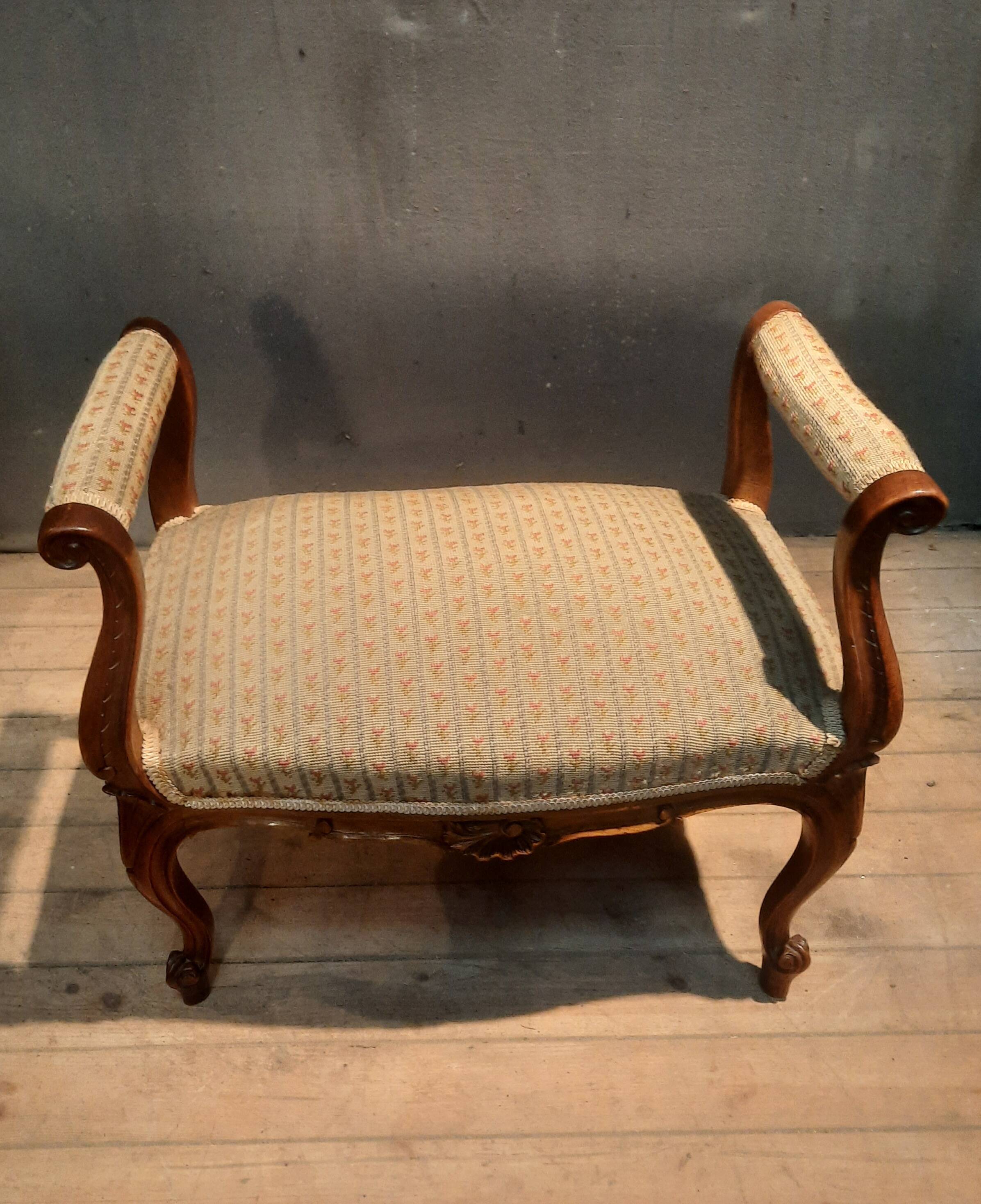 Small Louis XV style bench