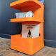 Flair side table for Prisunic by Marc Held, vintage bedside table.