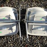 Duo of Dorsal chairs by E Ambasz and G Piretti in 1990