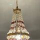 Italian Crystal Basket Chandelier