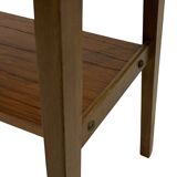 Vintage Compact Cabinet Bedside Table Teak Veneer 1960s