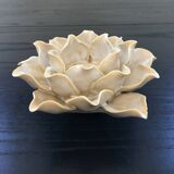 Ceramic flower candle holder