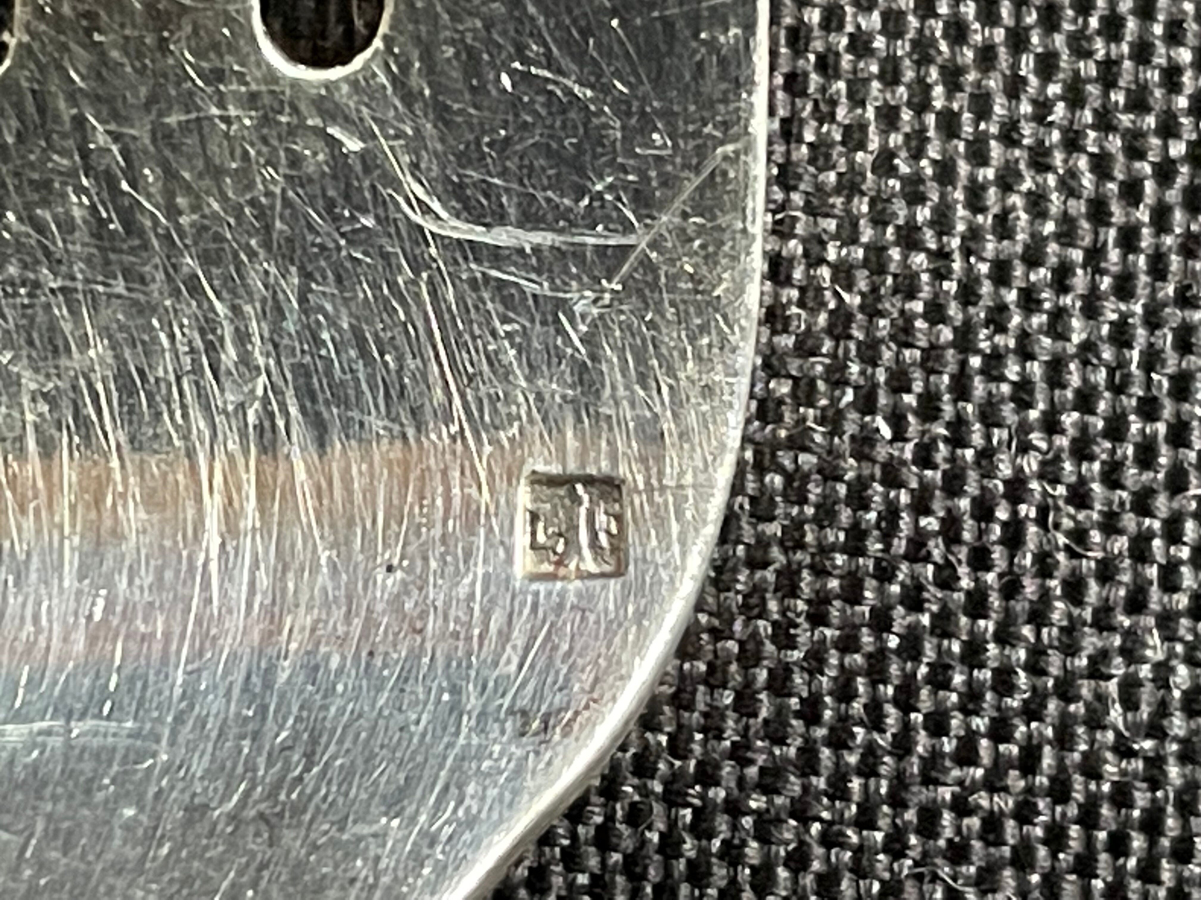 12 Dessert Forks – Hallmarked Silver Metal – Art Deco