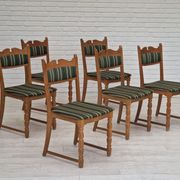 Set of six dining chairs danish design 1970S