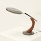 Lampe de bureau Présidente S/C grise par Fase, Espagne 1960's
