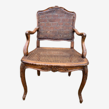 Canned armchair from the Regency period