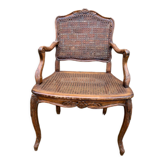 Canned armchair from the Regency period