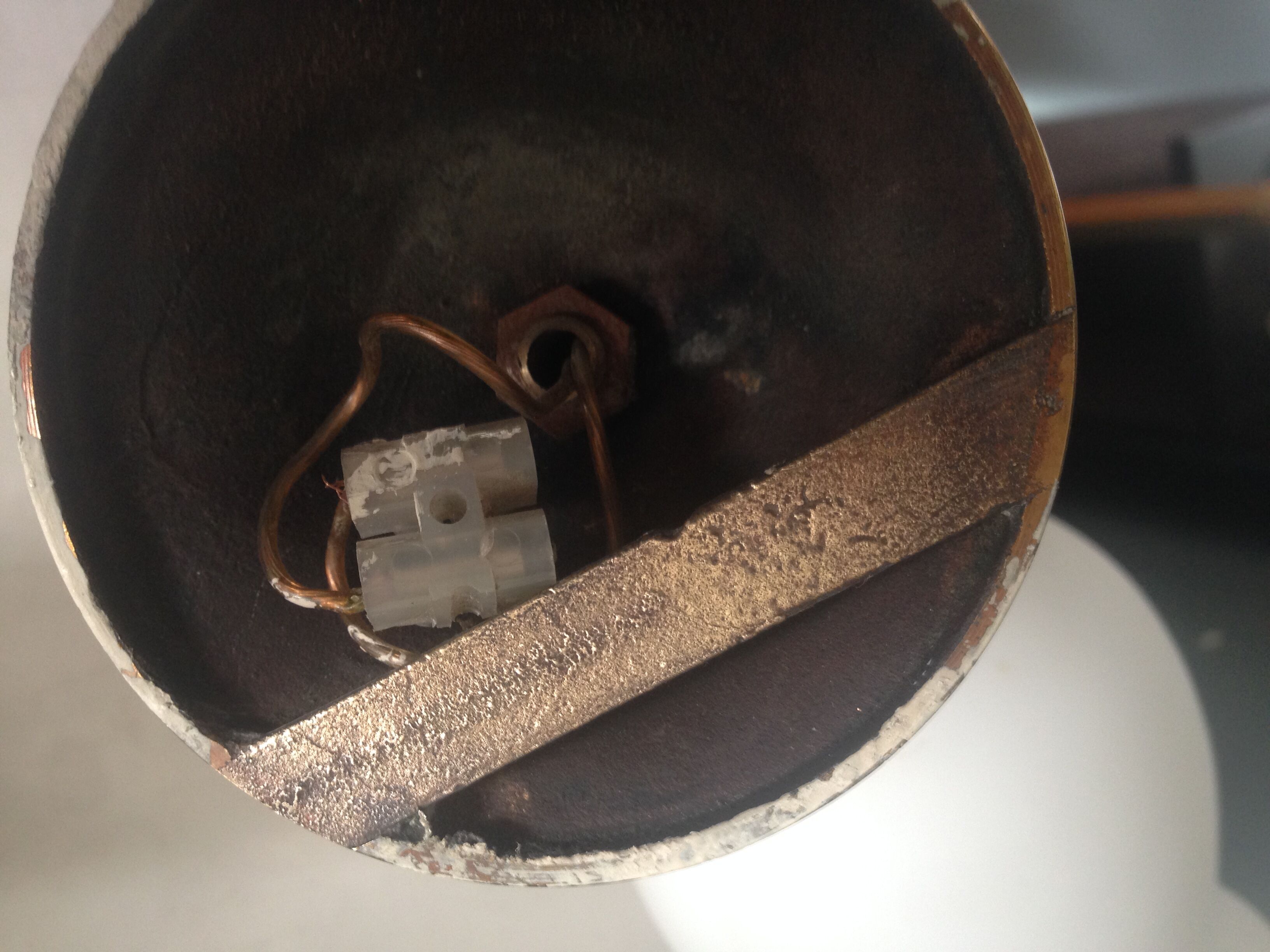 Pair of torch wall lamps