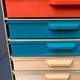 12-drawer vintage office locker
