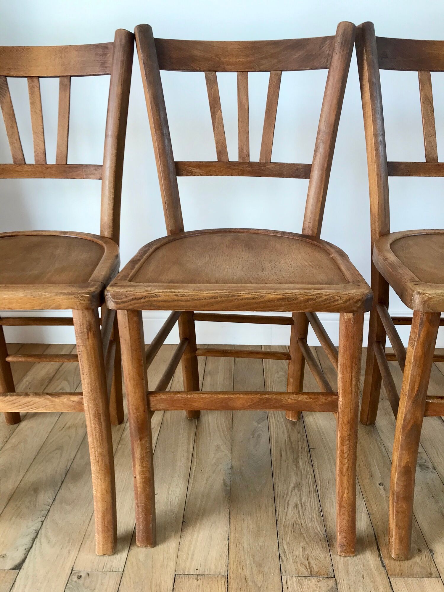 Set of 5 Luterma bistro chairs 50s