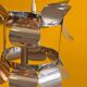 70s metal lampshade