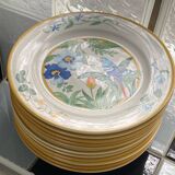 Assiettes plates vintage