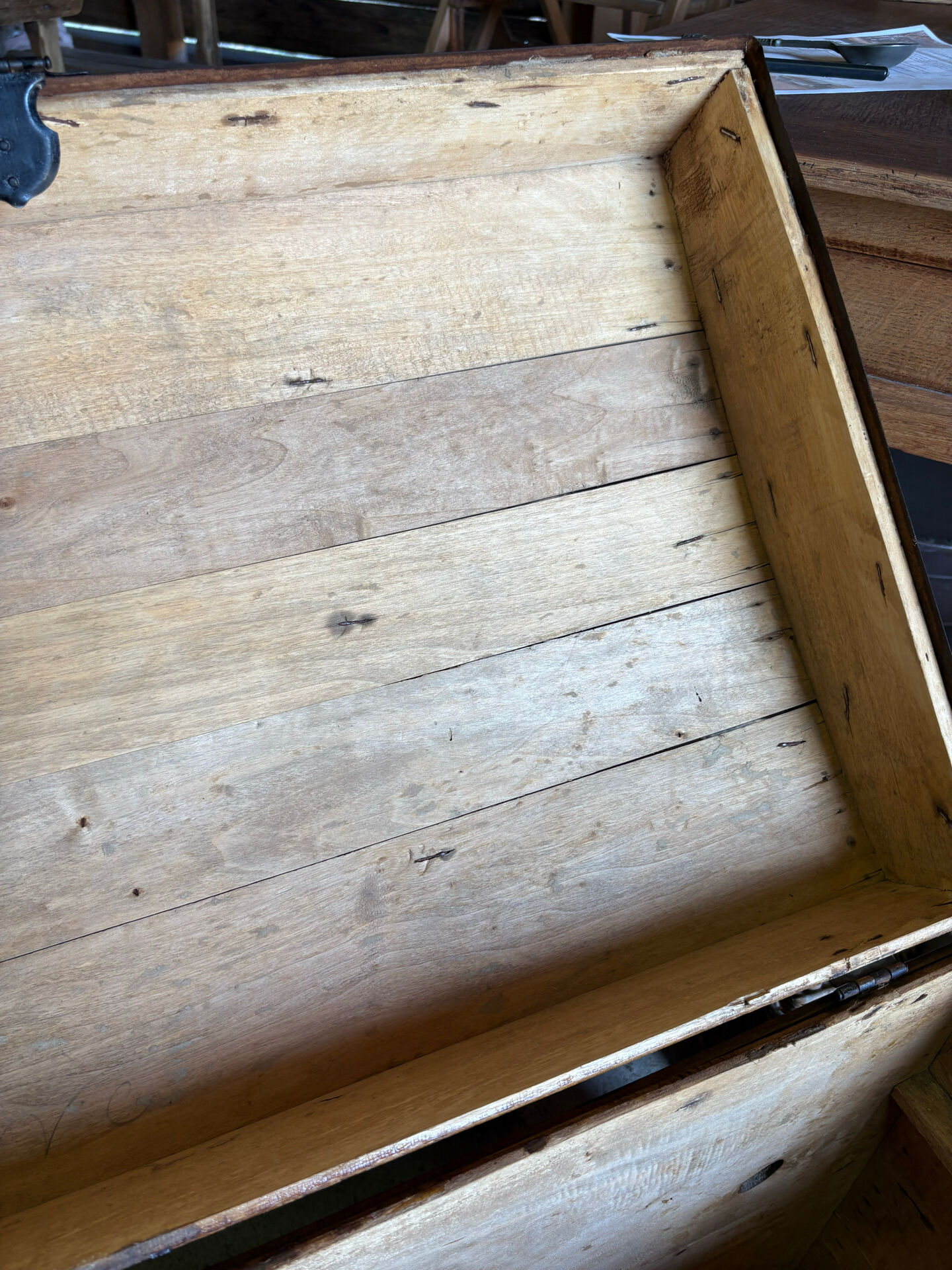 Antique wooden barrel
