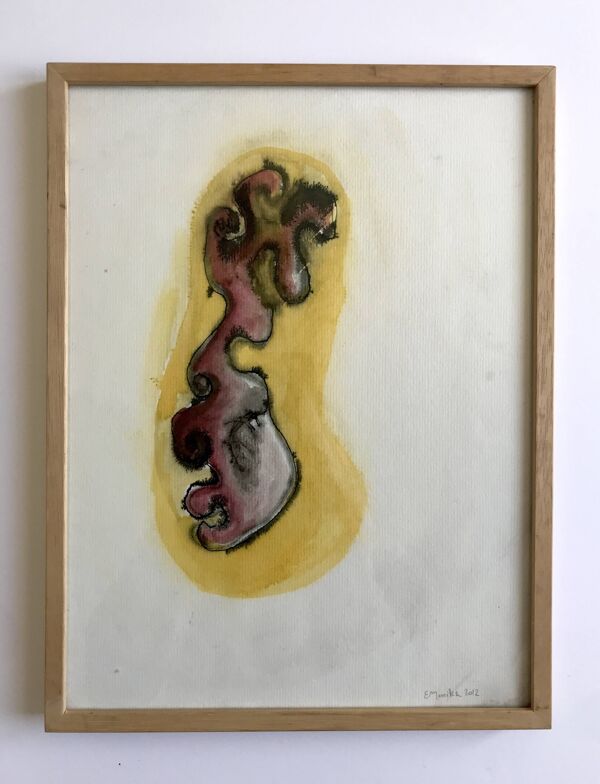 Emmanuelle MESSIKA, Sans titre 7 (série des Dessins), 2012. Encre sur papier signée au crayon