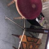 Tabouret en velours
