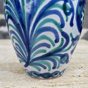 Vase en céramique espagnole Fajalauza, années 1970