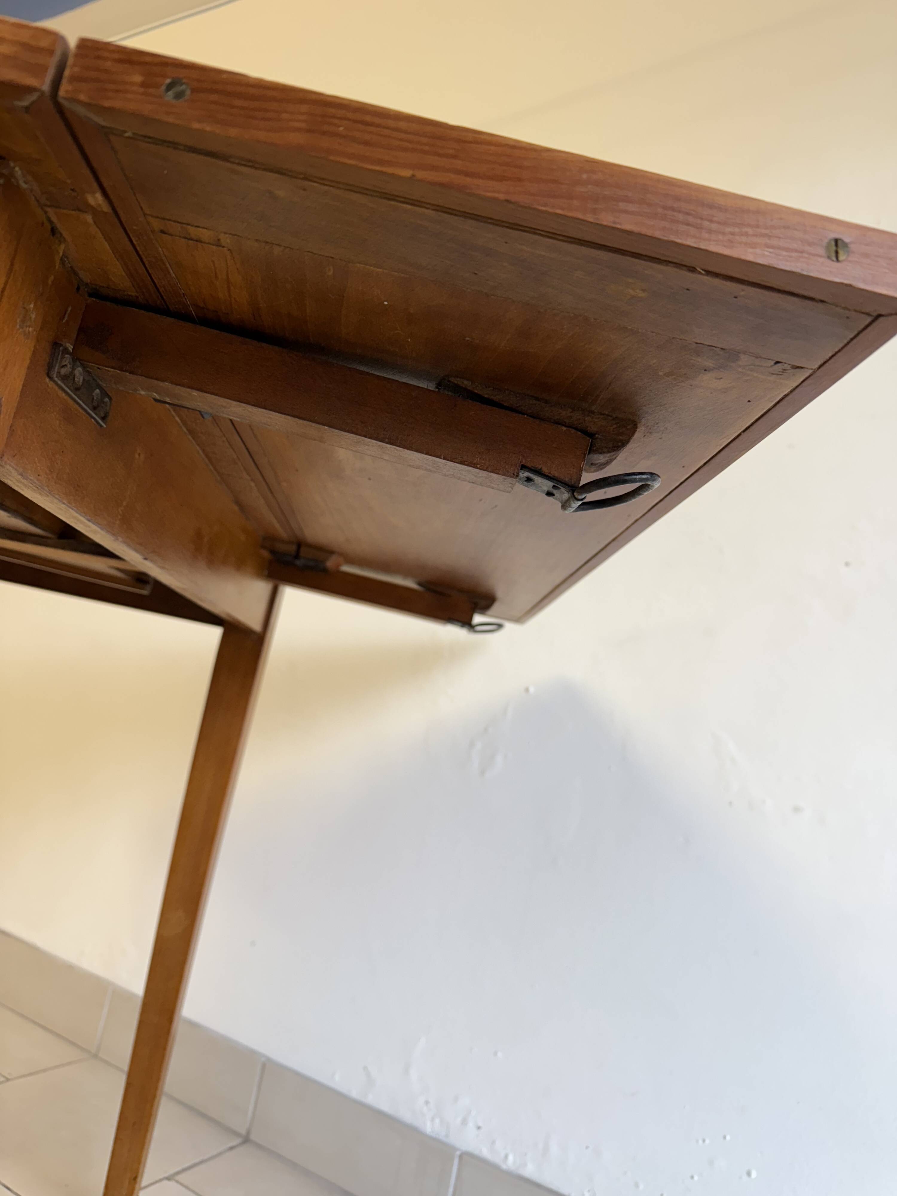 Bureau écolier bois vintage