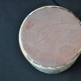 Art pottery lidd signed Kostanda A. Vallauris characters