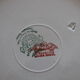 Set of 6 flat plates Villeroy and Boch Mettlach, Lucien Engel