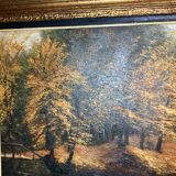 Dozinel _ The pond of drowned children - oil on molded canvas