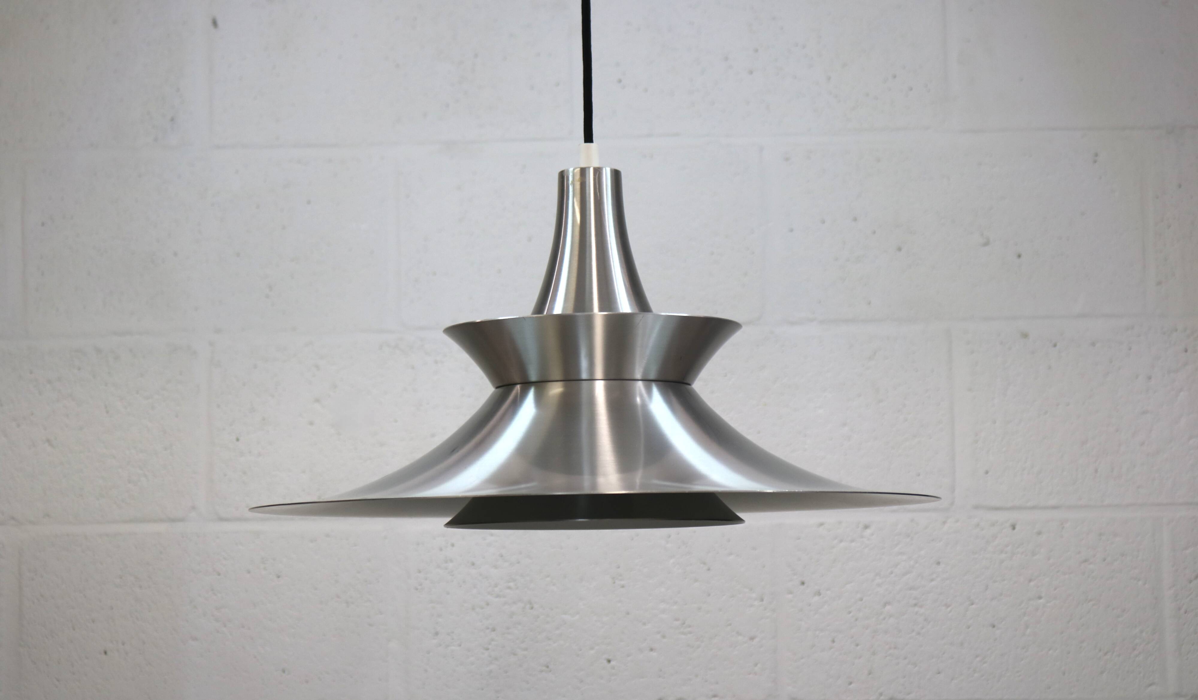 DANISH metallic pendant Lamp | 1970s Lamp | Scandinavian design | Midmod