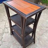 Rattan shelf on legs