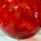 Red Italian glassware vase