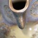 Glazed stoneware pitcher signed JM – Jean-Marie Delahaye – Relief decoration