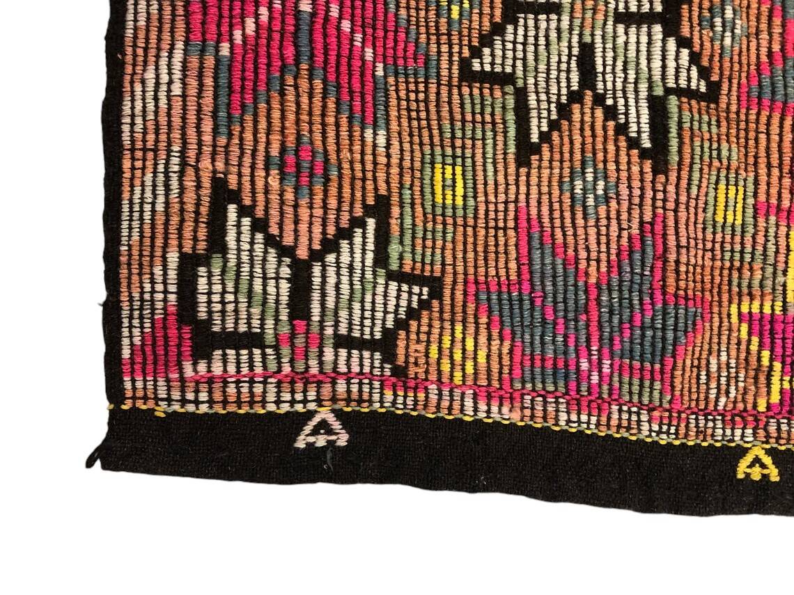 Oushak Decorative Wool Kilim Rug