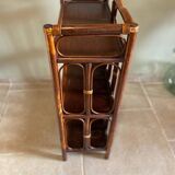Vintage rattan shelf
