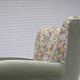 1970s, Danish relax armchair, green furniture velour, original condition.