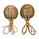 Pair of lamps in Roitn style Louis Sognot 60s