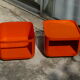 Anna Castelli rolling side table for Kartell
