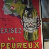 Poster linen original litho "Claim a coward" Henry Le Monnier 1925