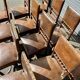 Set of 12 Henri II neo-Renaissance style walnut chairs