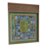 Game of the eye and little wooden horses