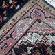 Tapis vintage indien Indo-Mahal fait main en laine – 61 x 88 cm – 1970s