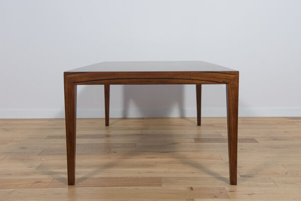 Table basse en palissandre par Severin Hansen pour la menuiserie de meubles Haslev, années 1960