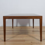 Table basse en palissandre par Severin Hansen pour la menuiserie de meubles Haslev, années 1960