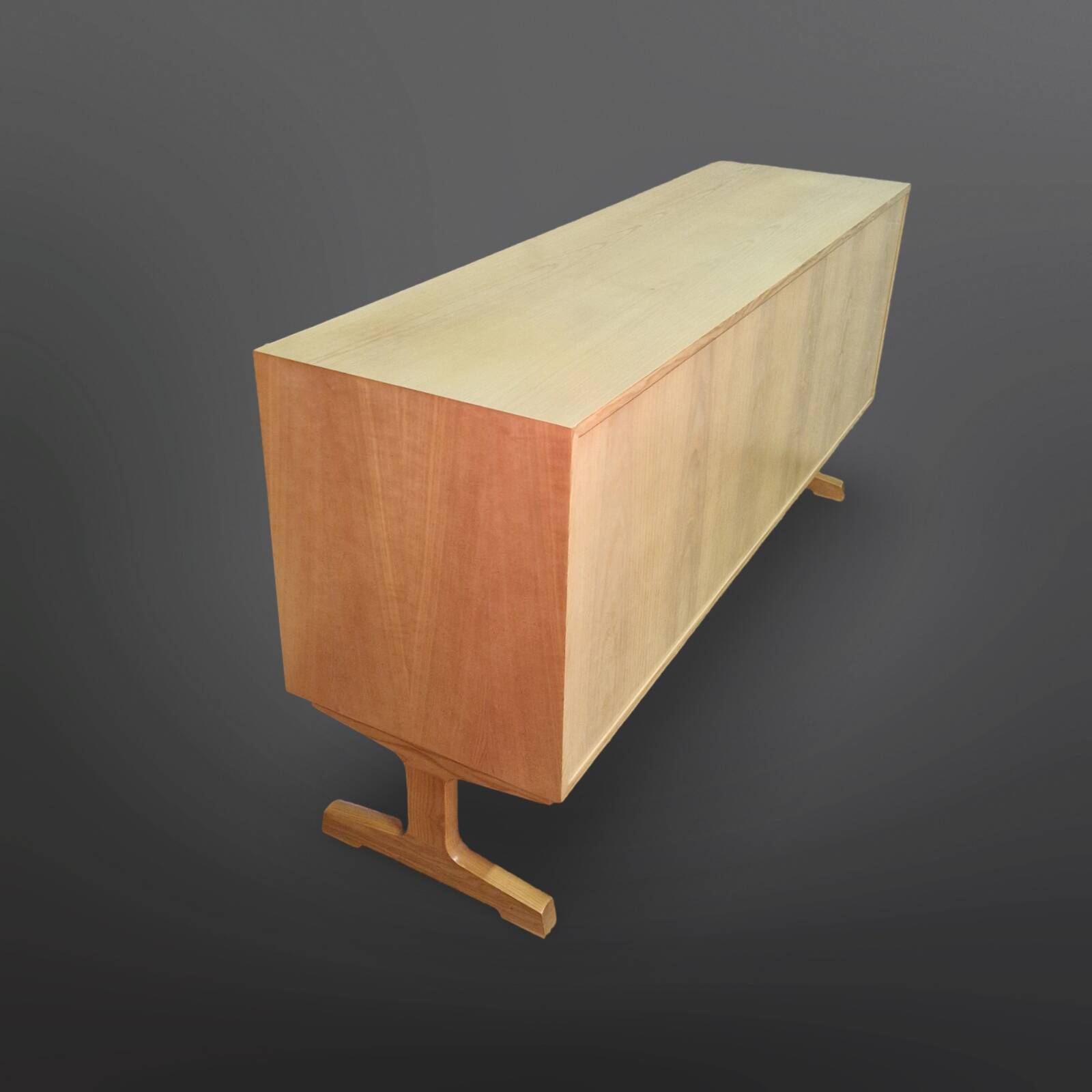 Enfilade vintage en chêne de Ditte et Adrian Heath pour France & Son, Danemark 1960