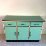 60's green formica buffet