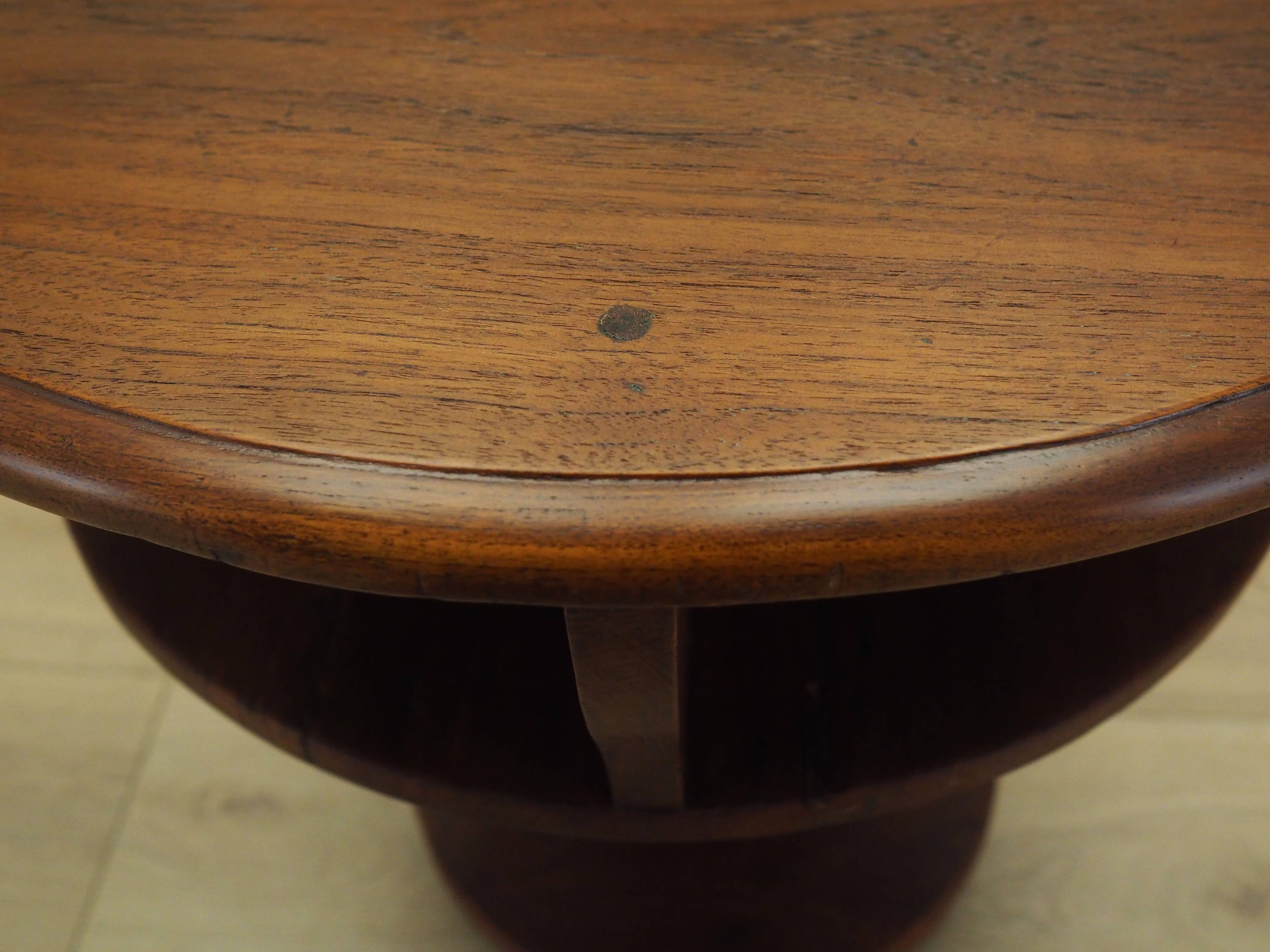 Oak coffee table, Italian design, 1960s, production: Italy